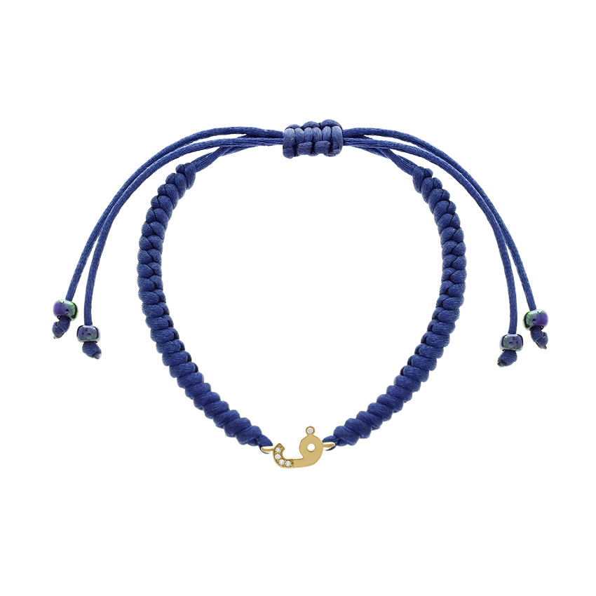 Arabic Initial Letter Diamond Bracelet
