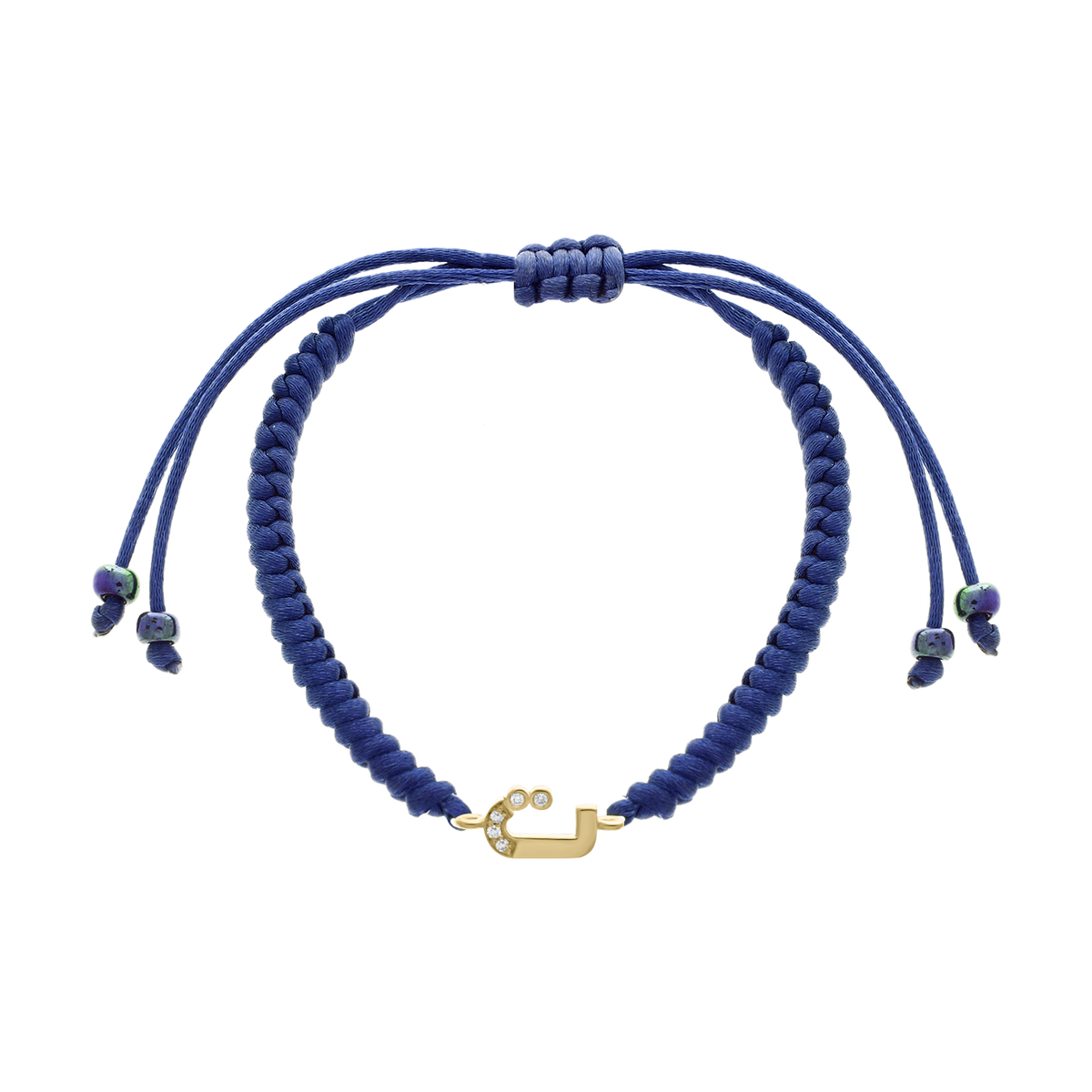 Arabic Initial Letter Diamond Bracelet