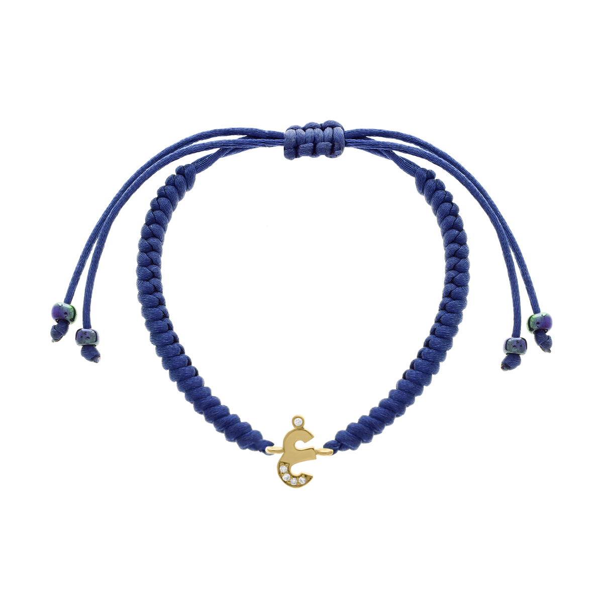 Arabic Initial Letter Diamond Bracelet