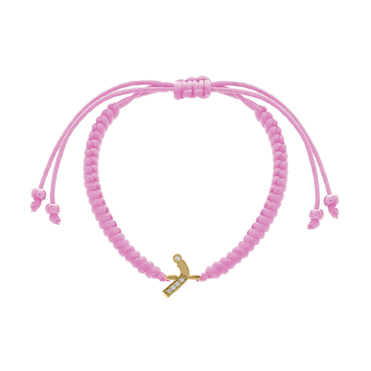 Arabic Initial Letter Diamond Bracelet