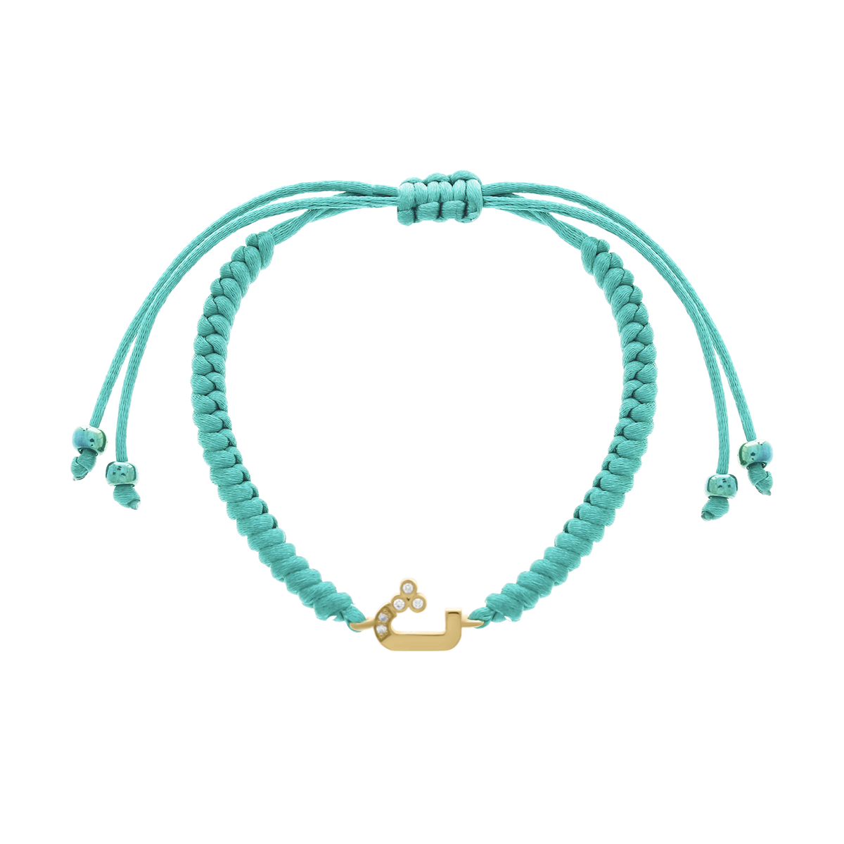 Arabic Initial Letter Diamond Bracelet