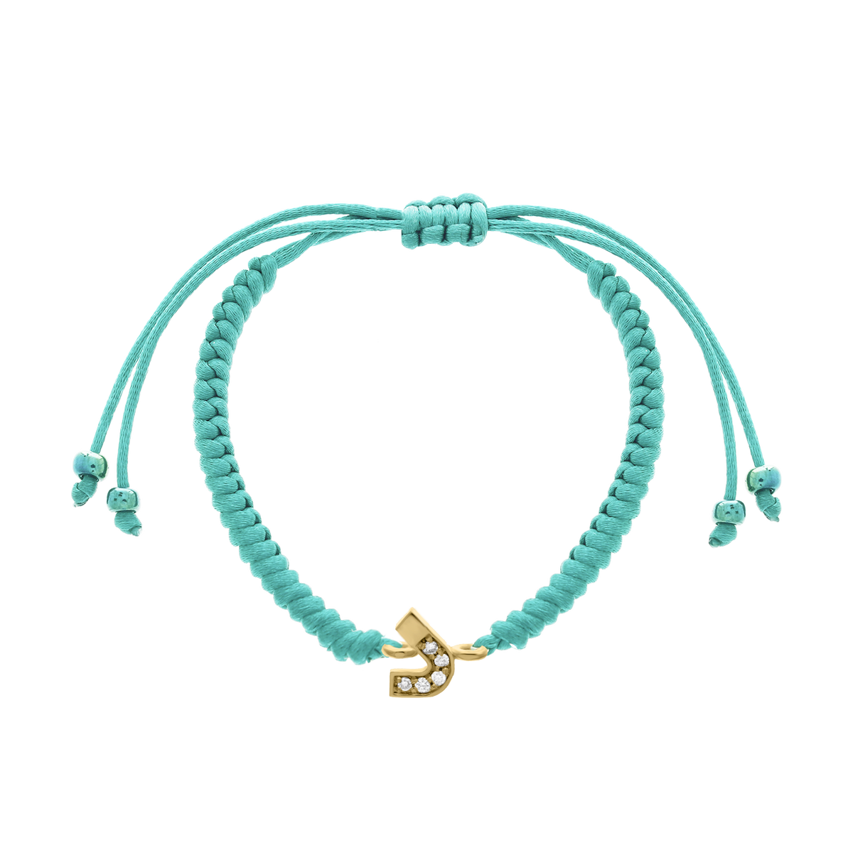 Arabic Initial Letter Diamond Bracelet