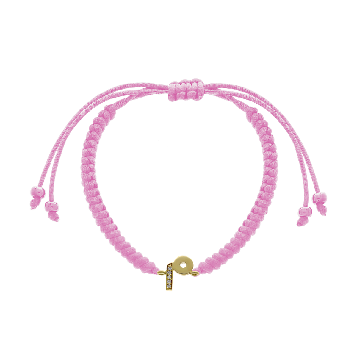 Arabic Initial Letter Diamond Bracelet