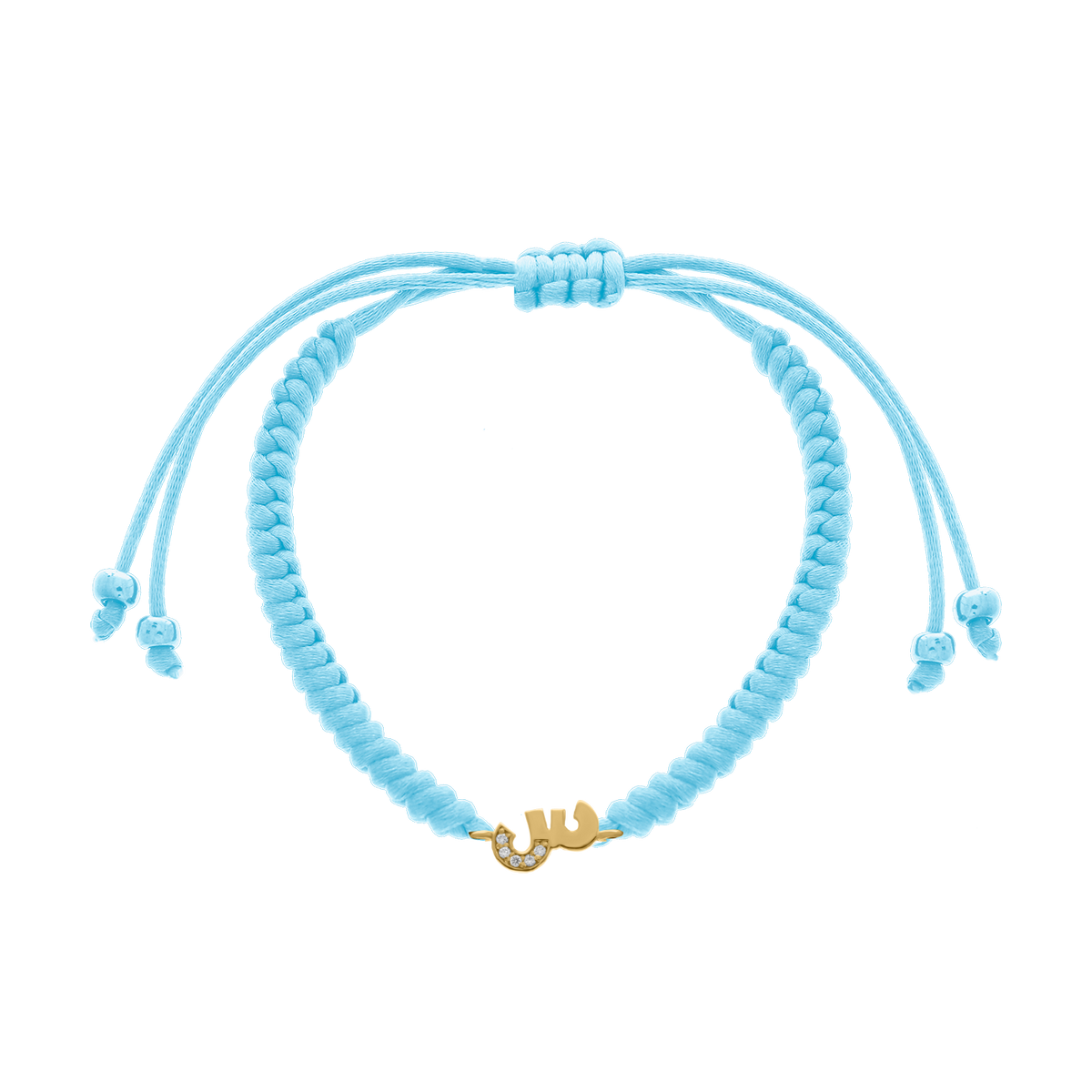 Arabic Initial Letter Diamond Bracelet