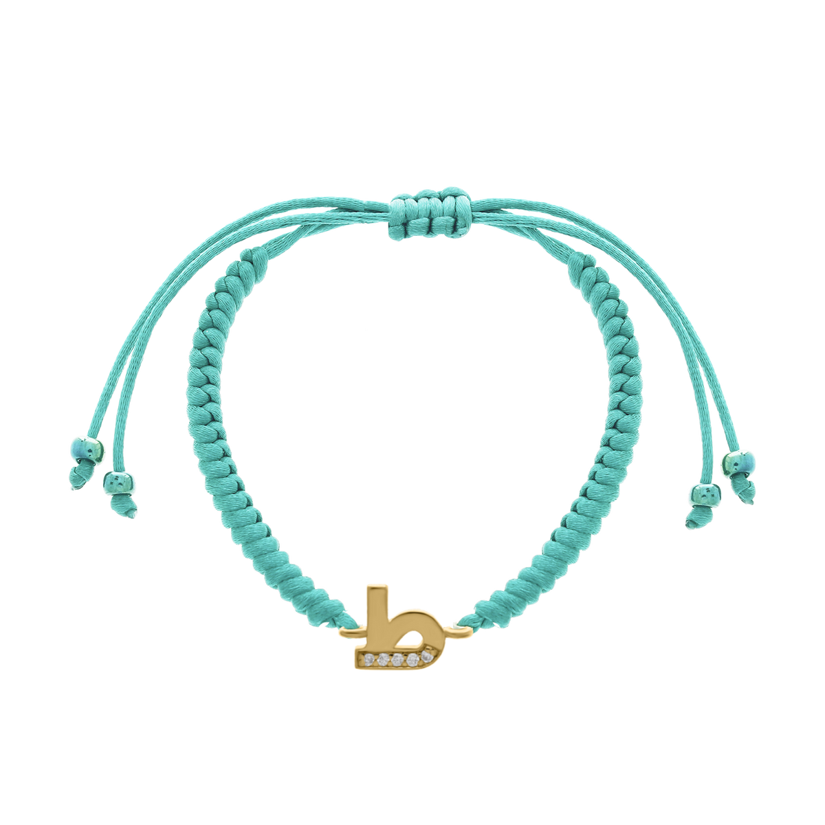 Arabic Initial Letter Diamond Bracelet