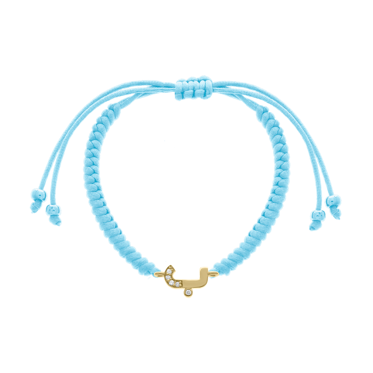 Arabic Initial Letter Diamond Bracelet