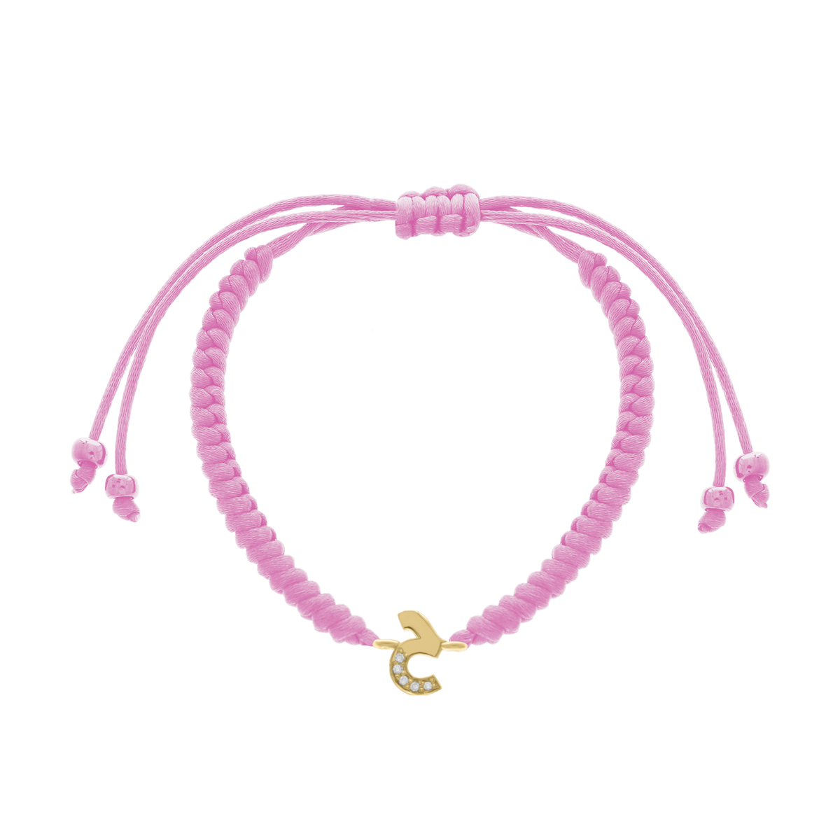Arabic Initial Letter Diamond Bracelet