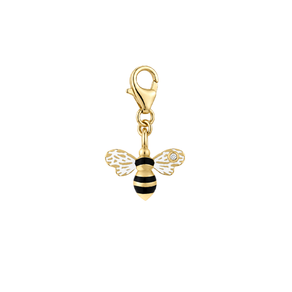 Honey Bee Diamond Charm