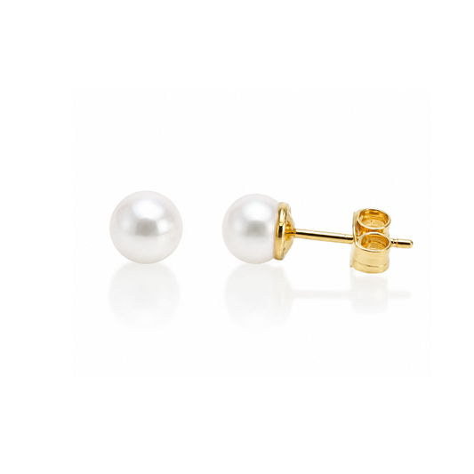 Pearly Stud Earrings