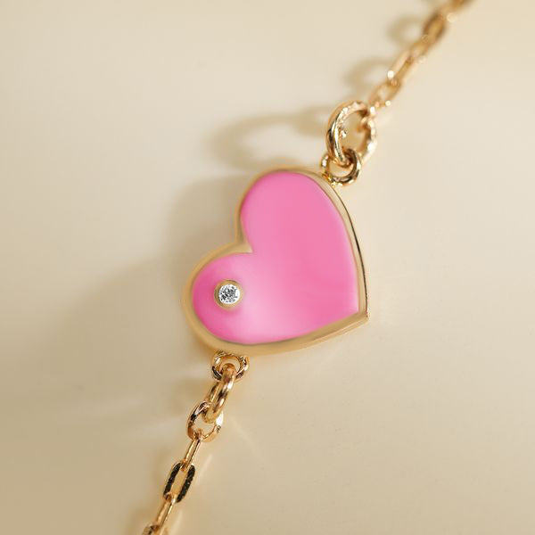 Forever Love Diamond Chain Bracelet