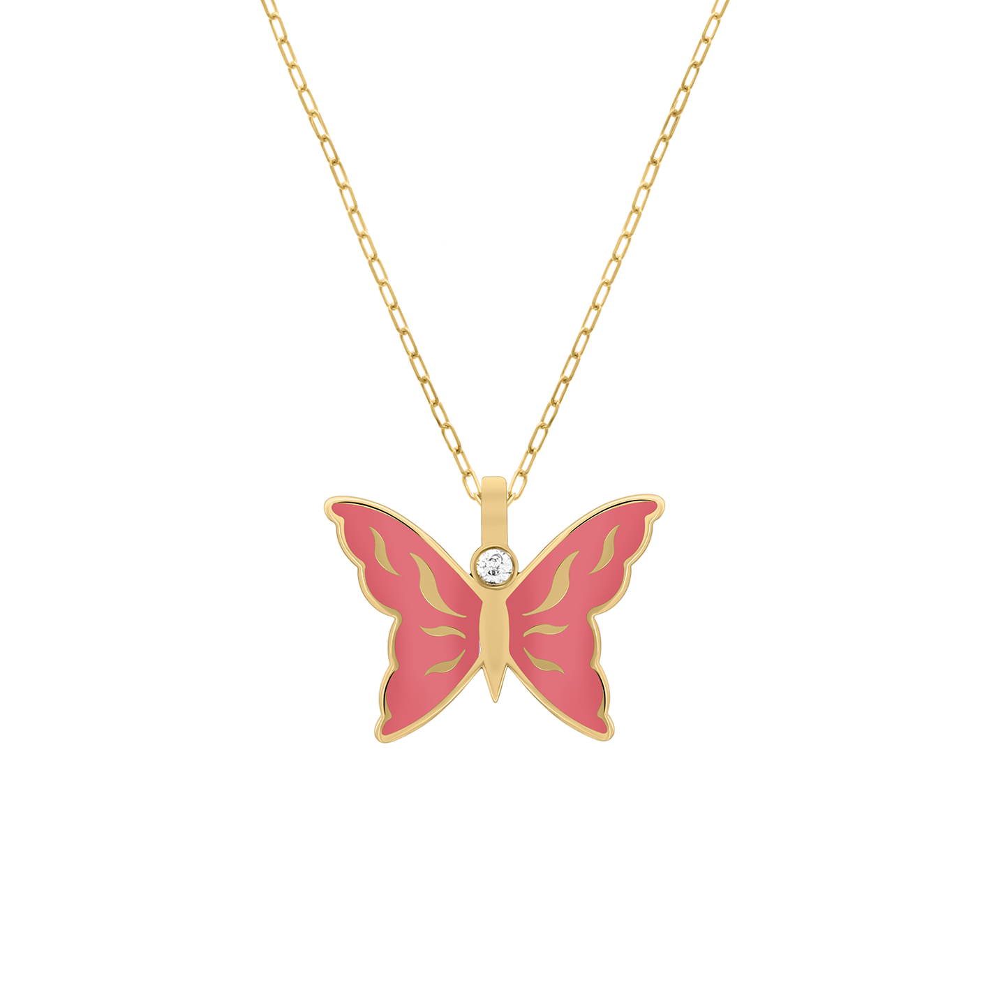 Joy Butterfly Diamond Necklace