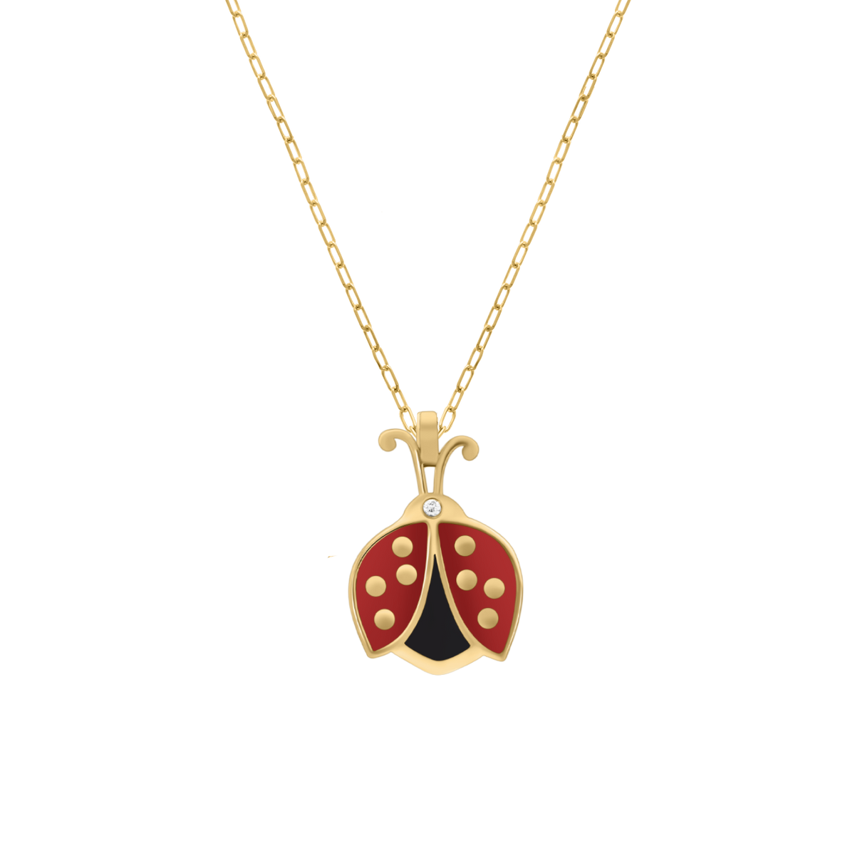 Little Ladybug Diamond Necklace