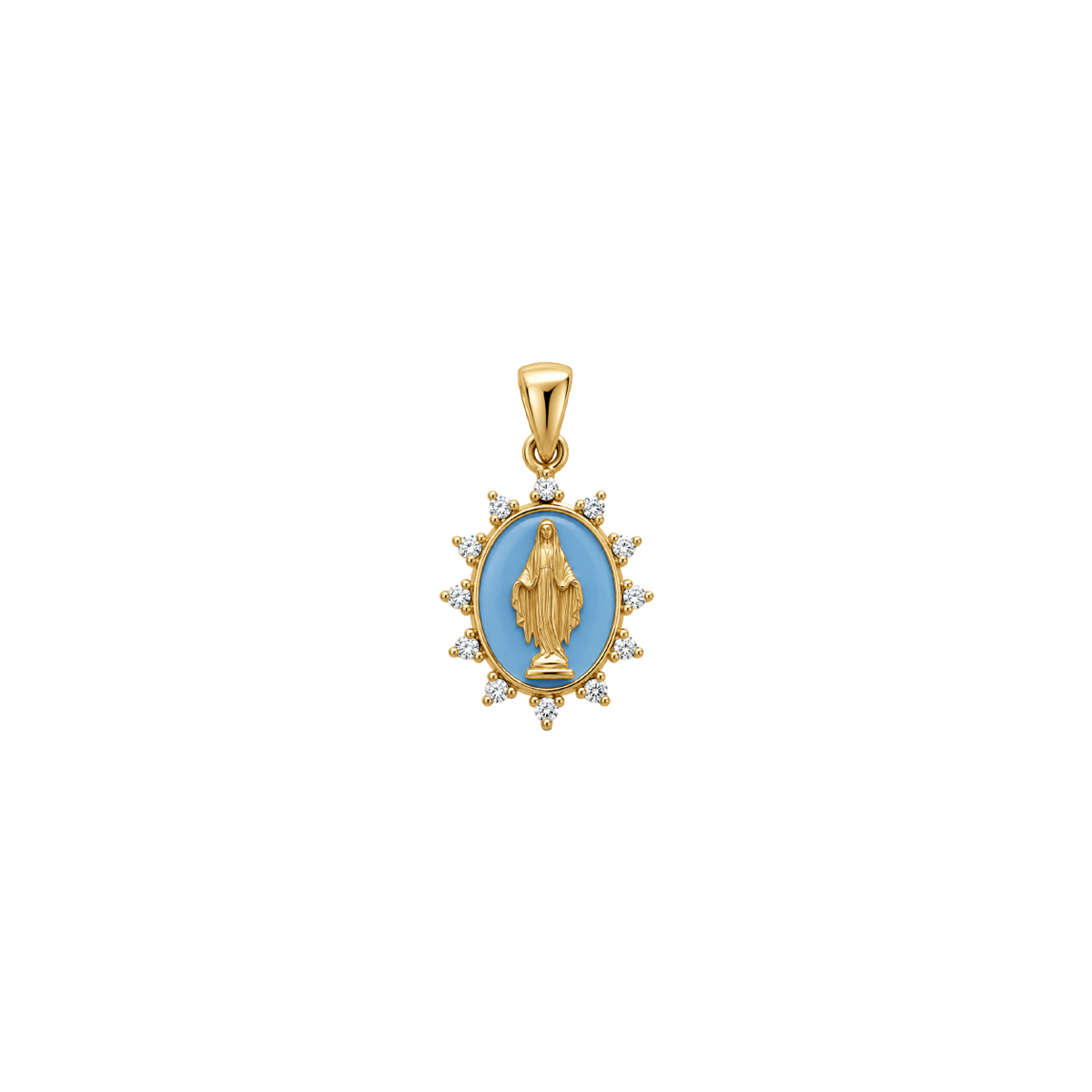 Hail Mary Diamond Pendant