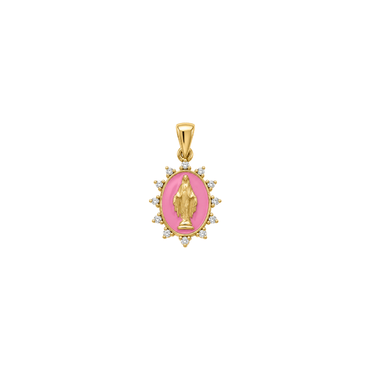 Hail Mary Diamond Pendant