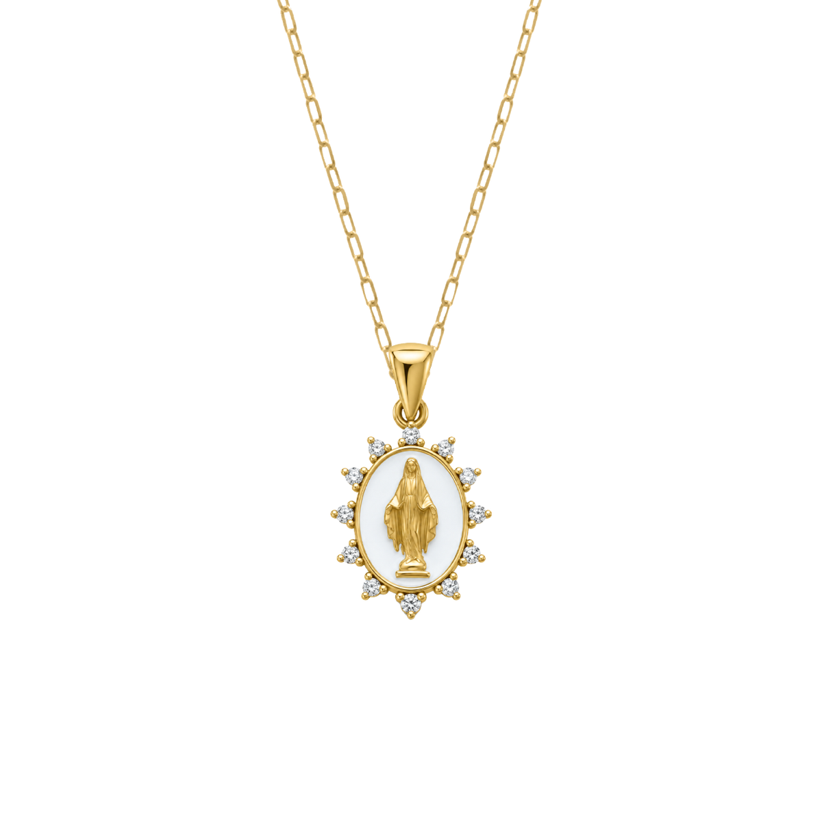 Hail Mary Diamond Pendant