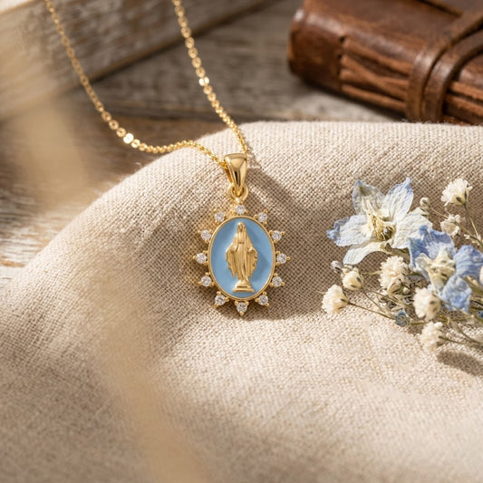 Hail Mary Diamond Pendant