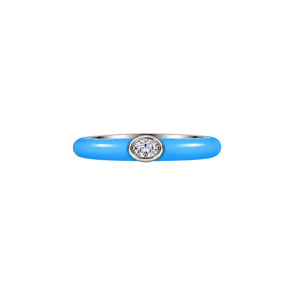 Blue Horizon Diamond Ring