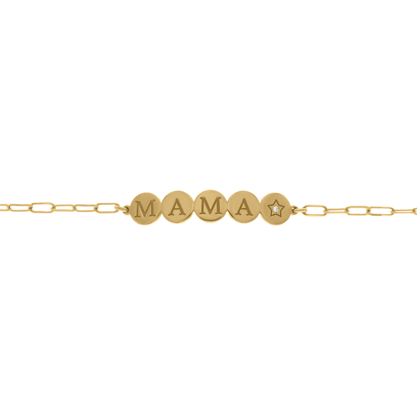 Mama Discs Diamond Bracelet