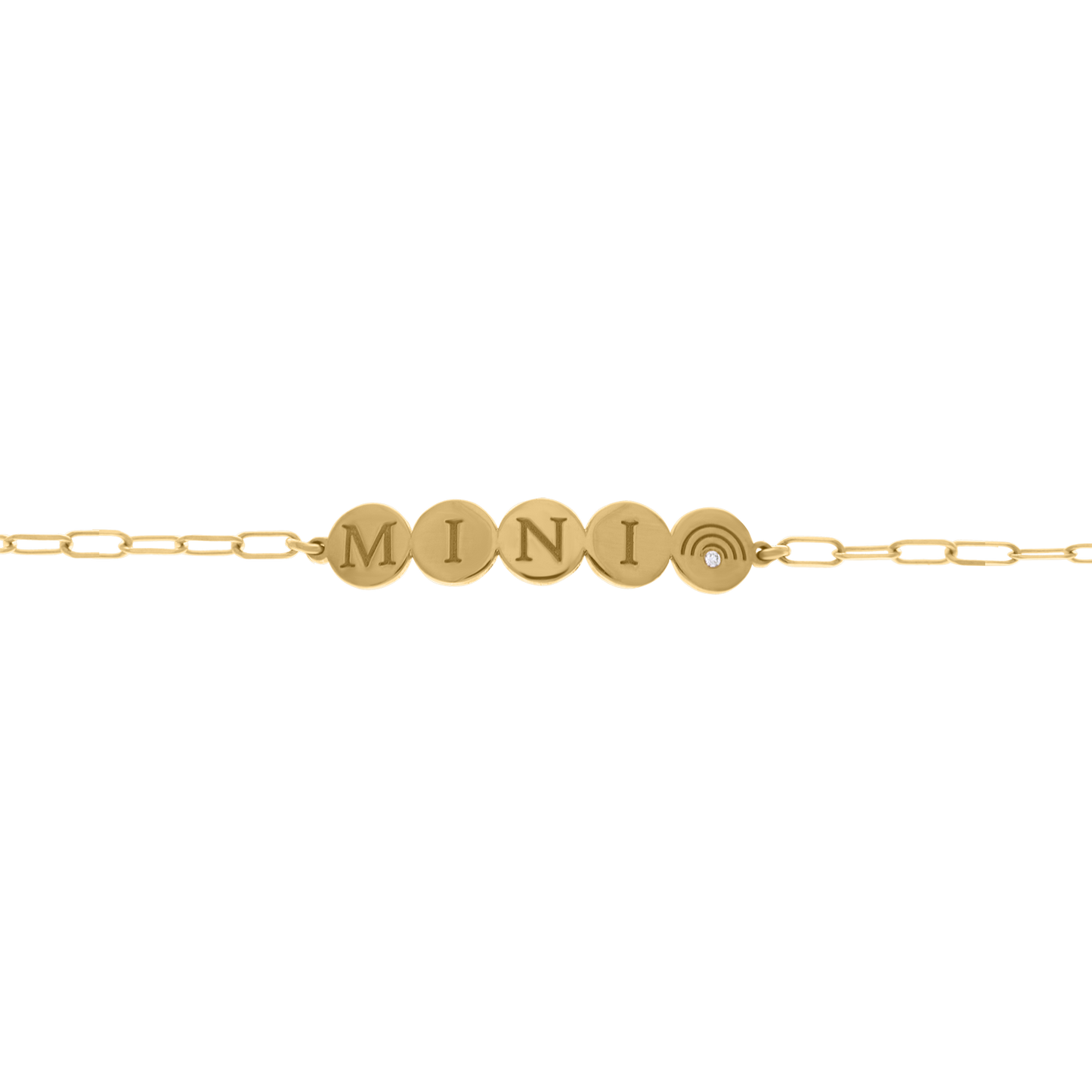 Mini Discs Diamond Bracelet