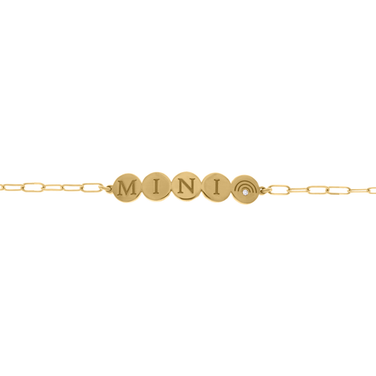 Mini Discs Diamond Bracelet