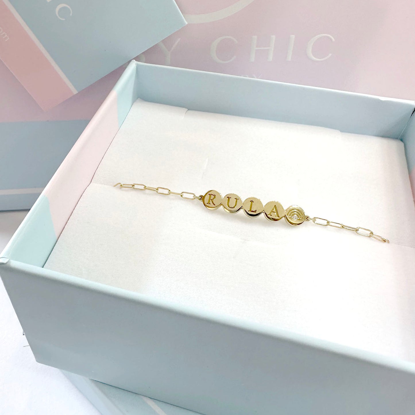 Mini Discs Diamond Bracelet