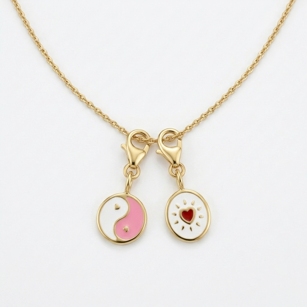 Glowing Heart Charm