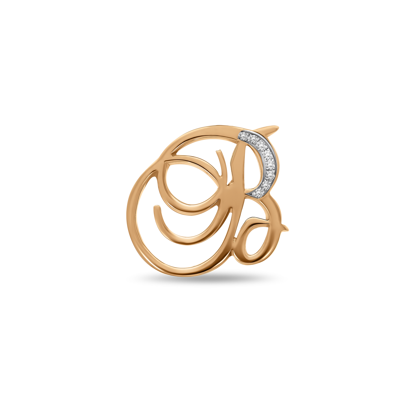 Letter Diamond Brooch | Pre-order
