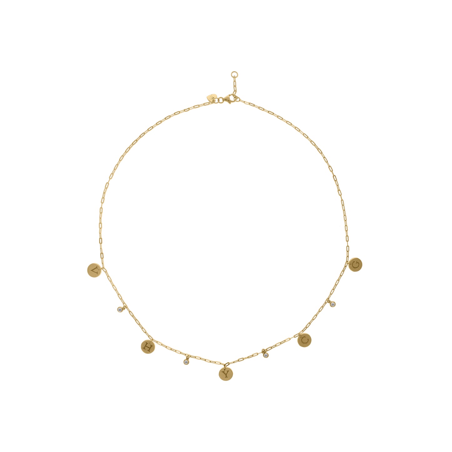 Discs Diamond Necklace | Pre-order