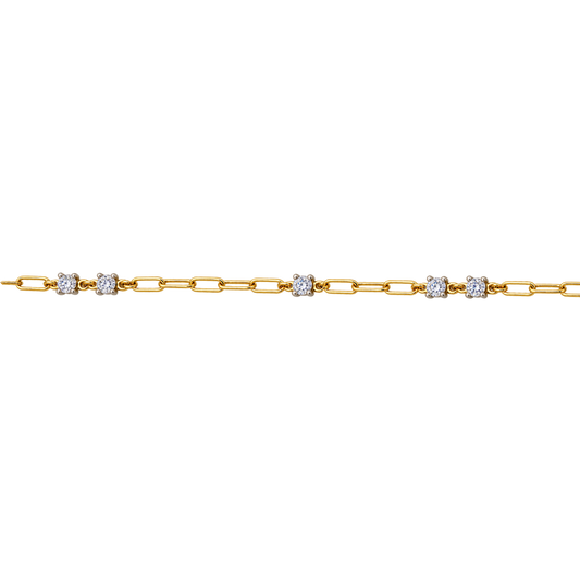 Beautifully Connected Diamond Bracelet