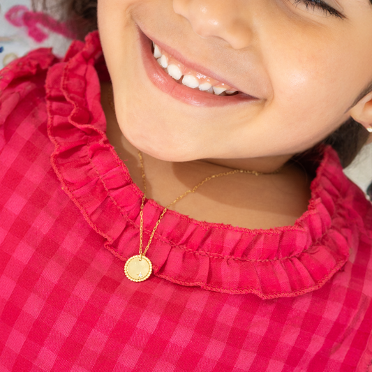 Stellar Coin Diamond Necklace