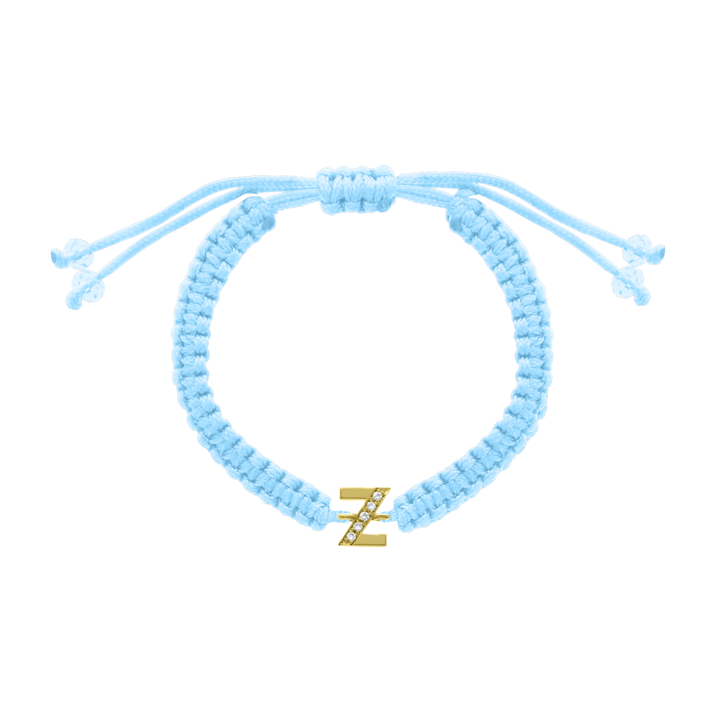 Diamond Initial Letter Bracelet