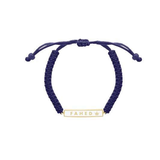 'Name' Bar Crown Bracelet | Pre-order
