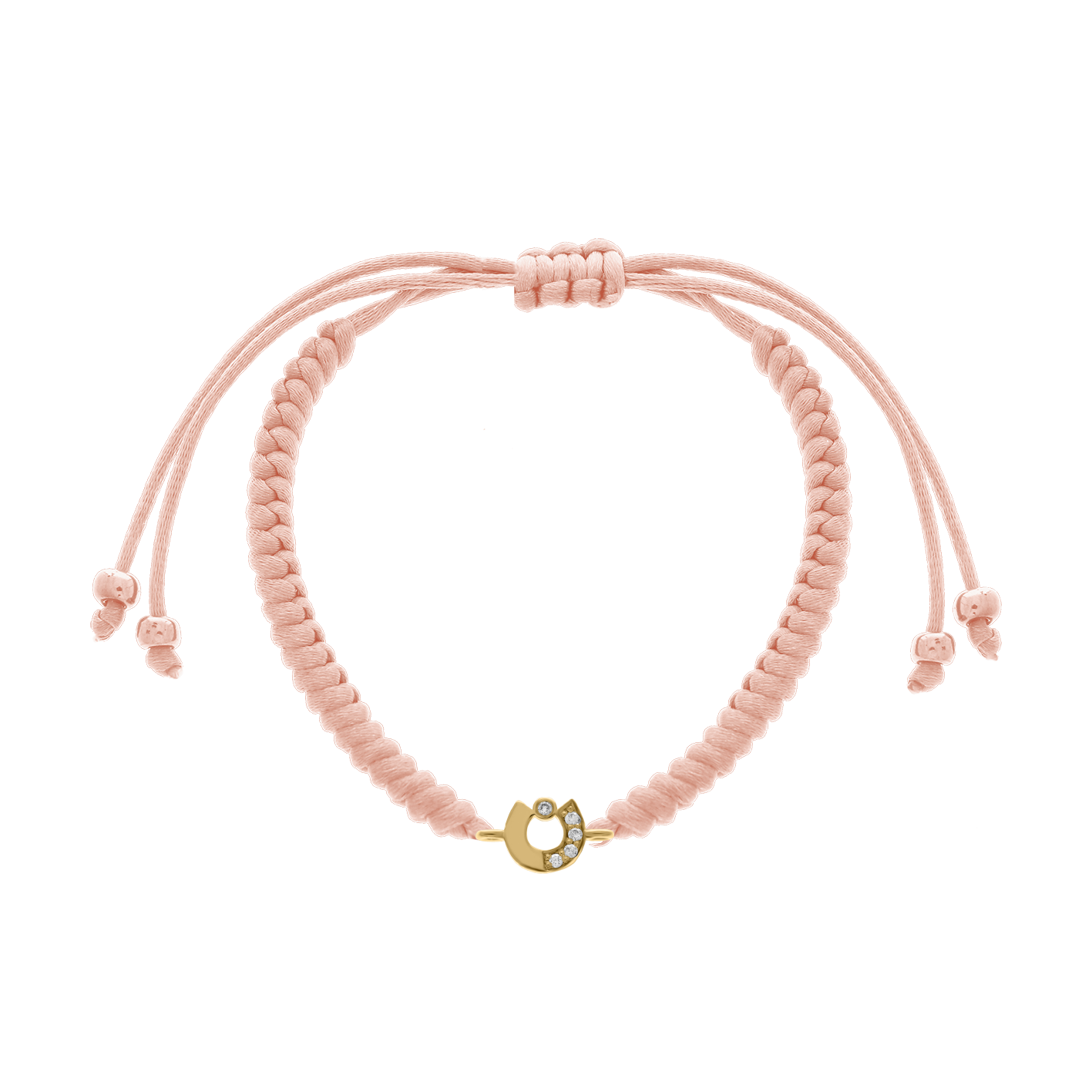 Arabic Initial Letter Diamond Bracelet