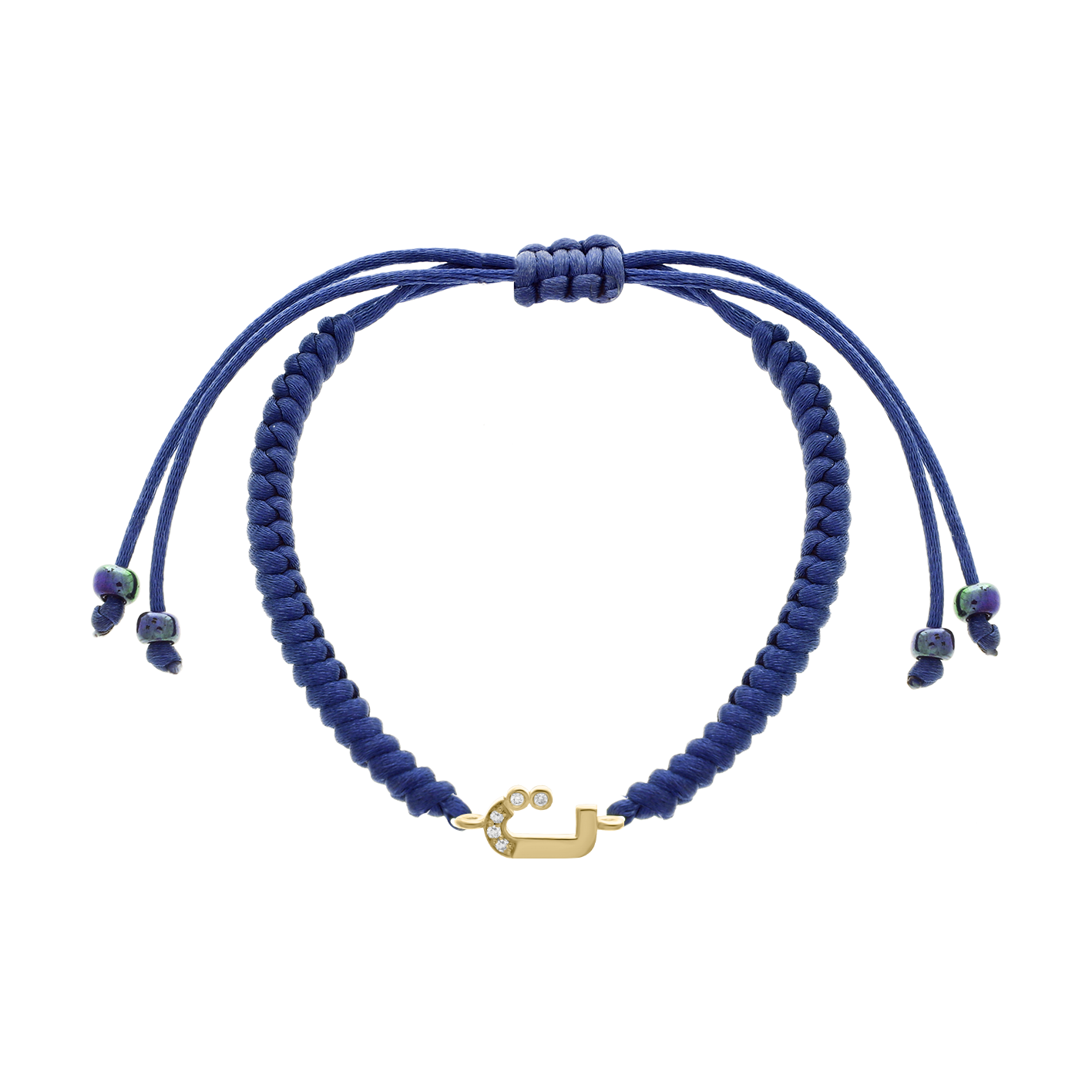 Arabic Initial Letter Diamond Bracelet