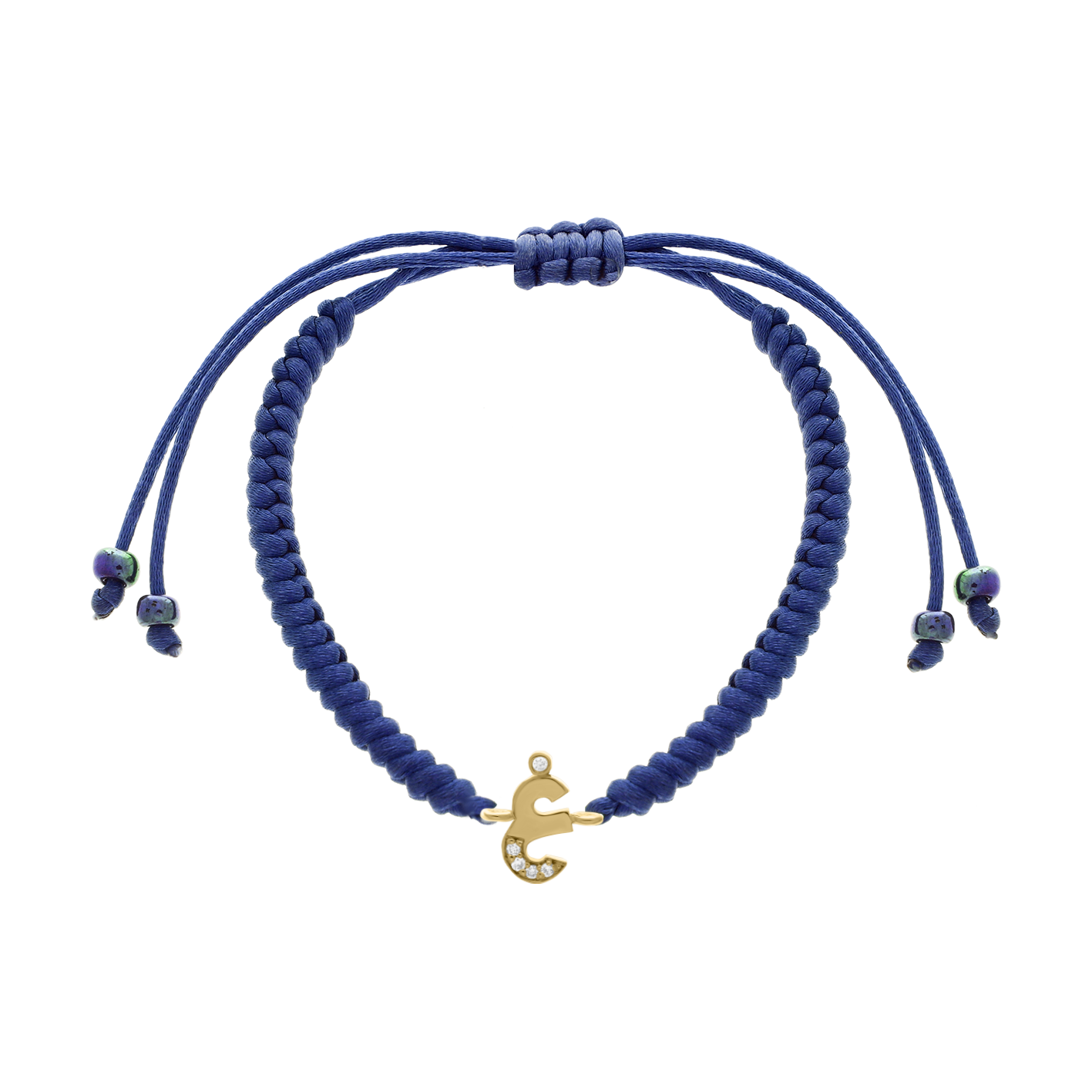 Arabic Initial Letter Diamond Bracelet