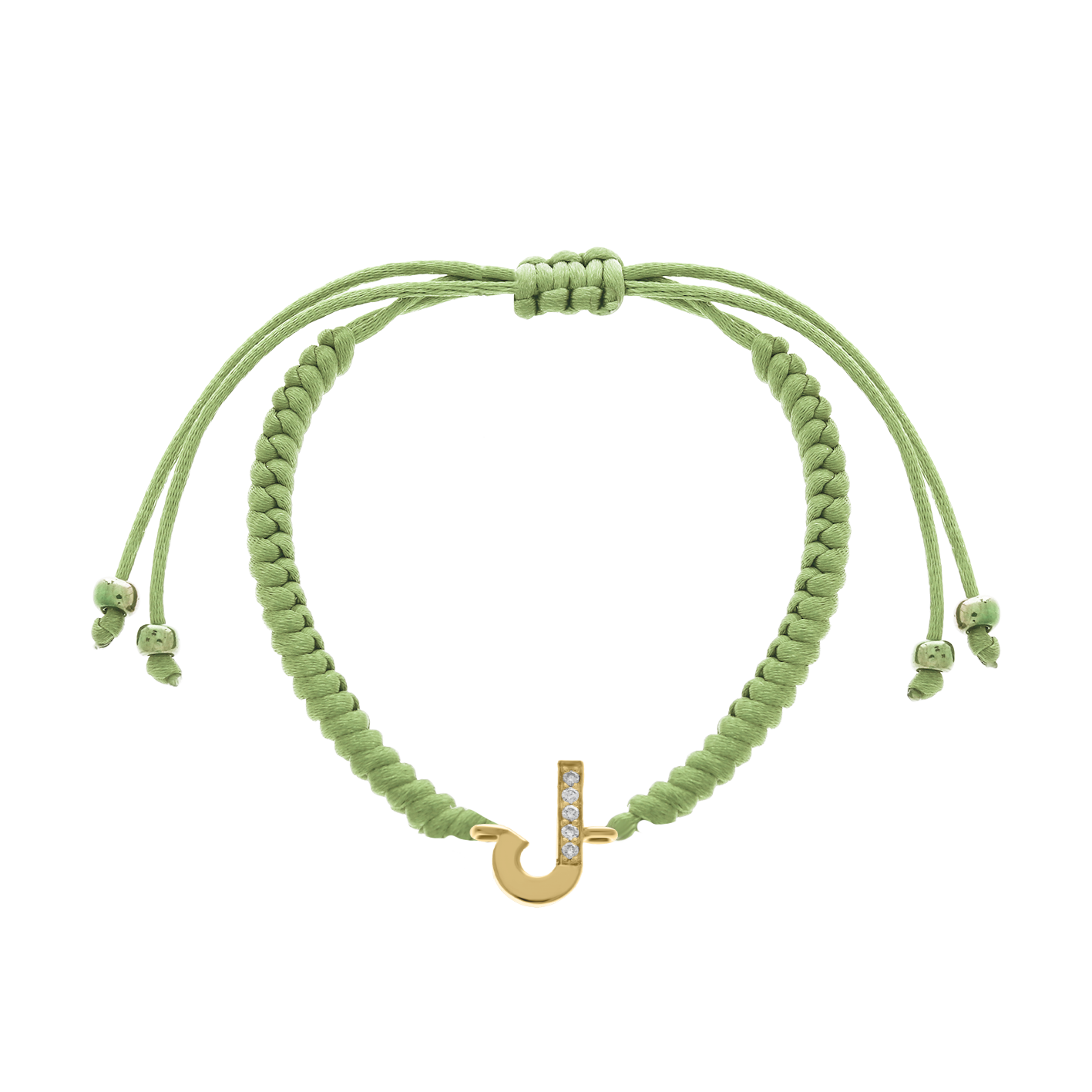 Arabic Initial Letter Diamond Bracelet