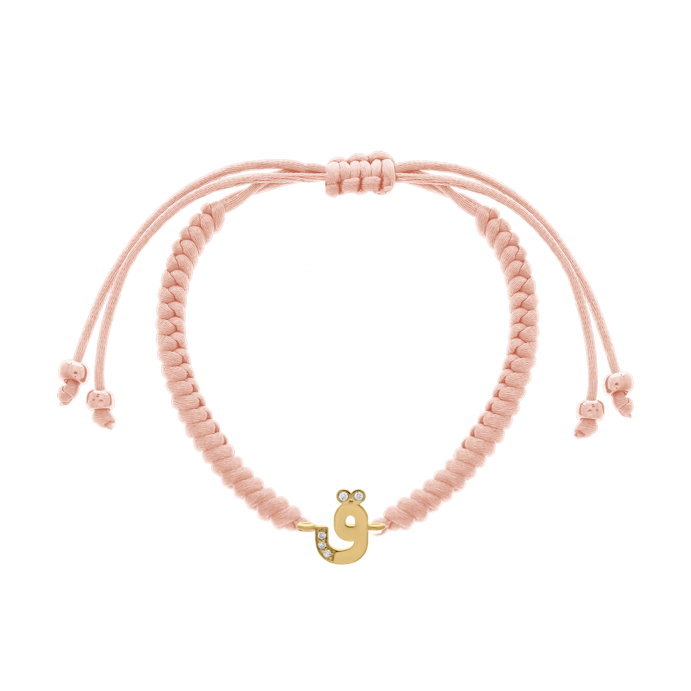 Arabic Initial Letter Diamond Bracelet
