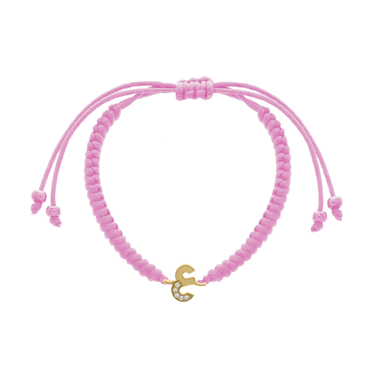 Arabic Initial Letter Diamond Bracelet