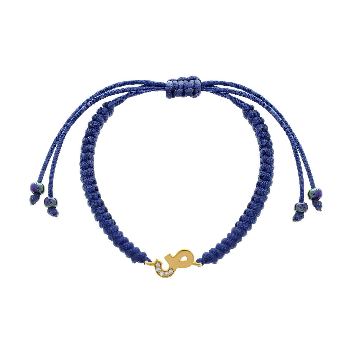 Arabic Initial Letter Diamond Bracelet