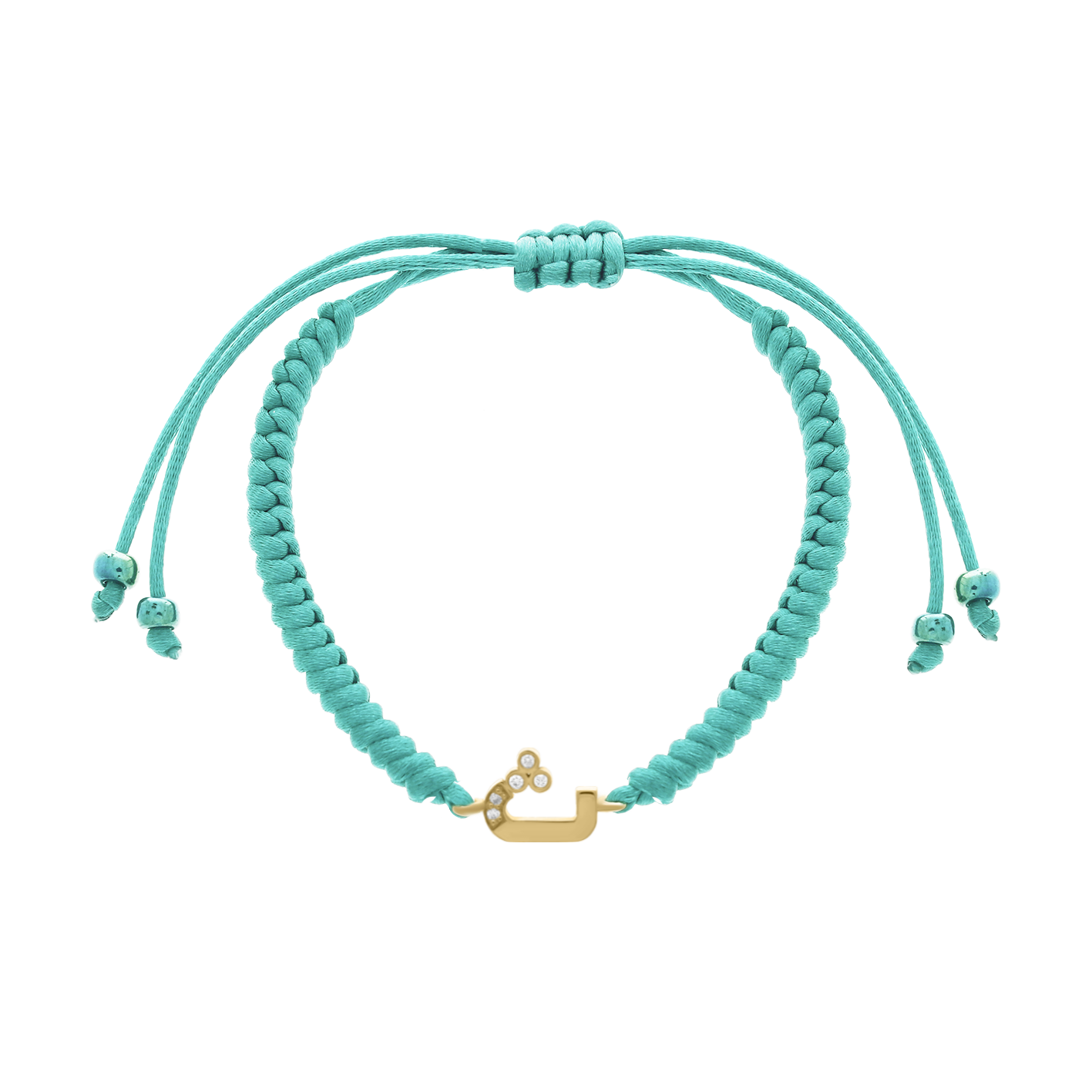 Arabic Initial Letter Diamond Bracelet