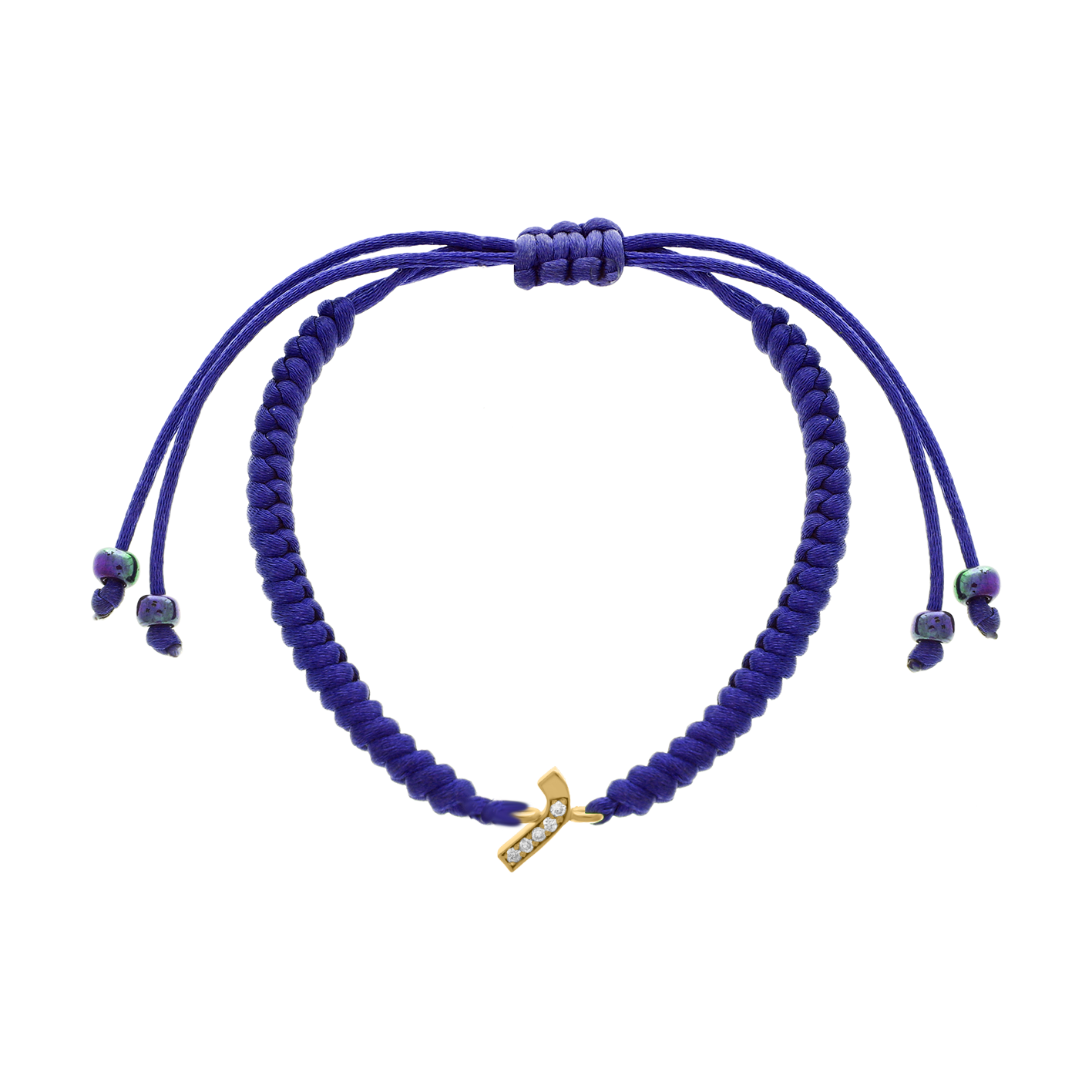 Arabic Initial Letter Diamond Bracelet