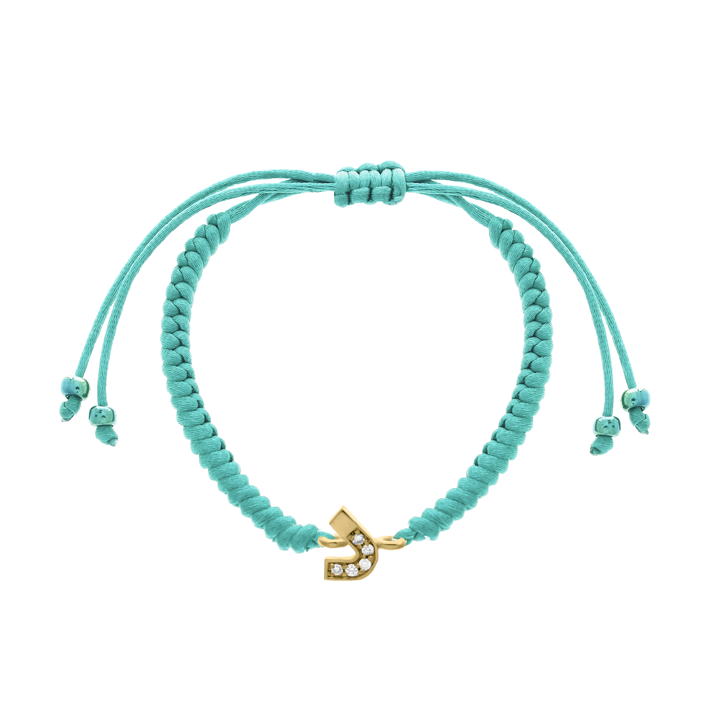 Arabic Initial Letter Diamond Bracelet