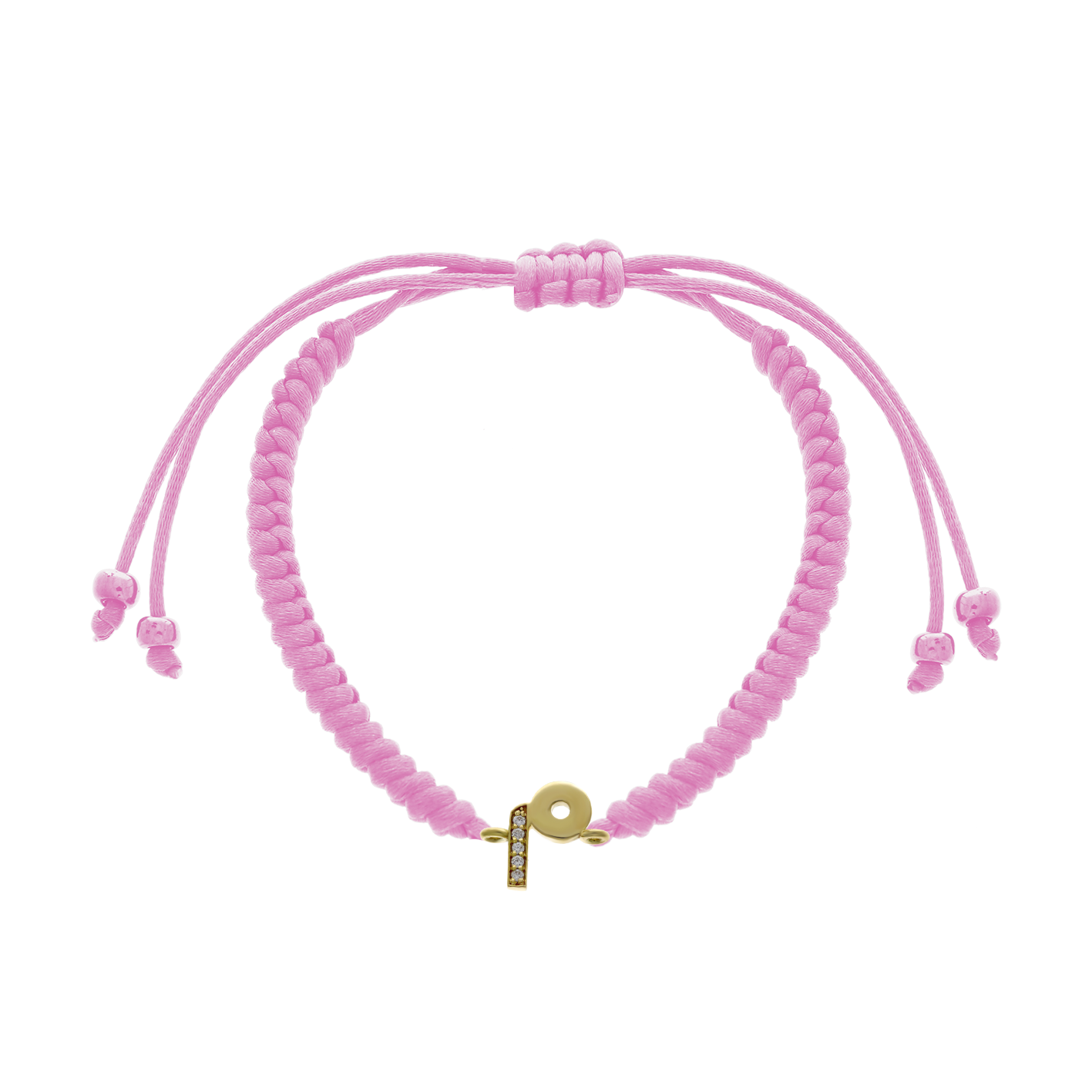 Arabic Initial Letter Diamond Bracelet