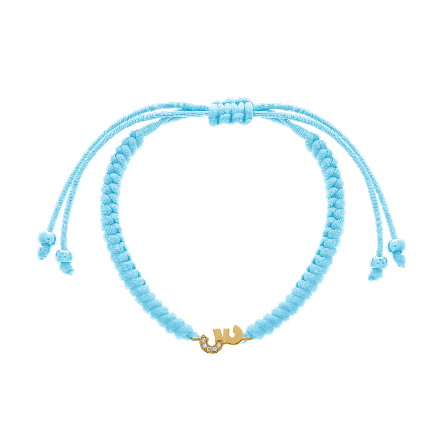 Arabic Initial Letter Diamond Bracelet