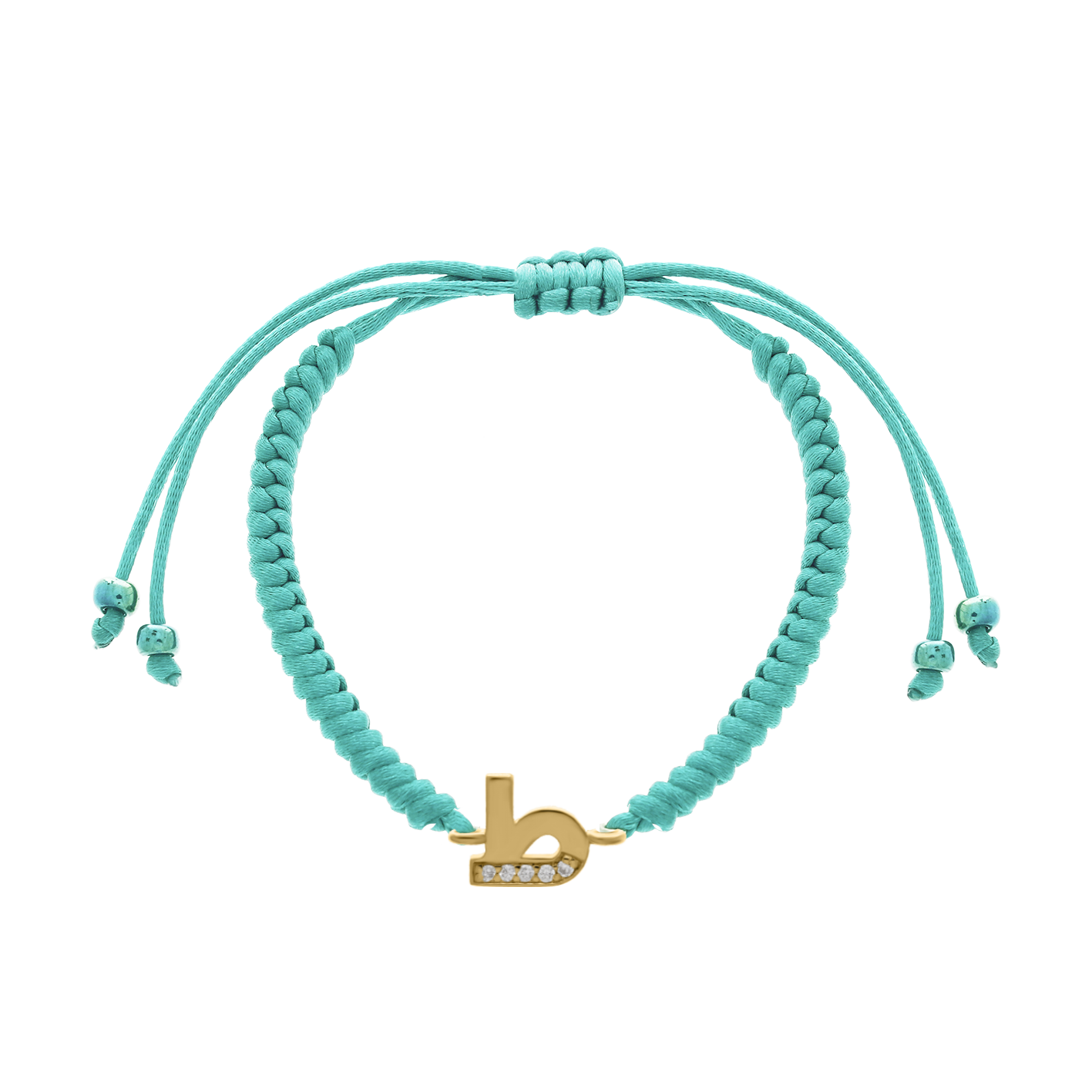 Arabic Initial Letter Diamond Bracelet