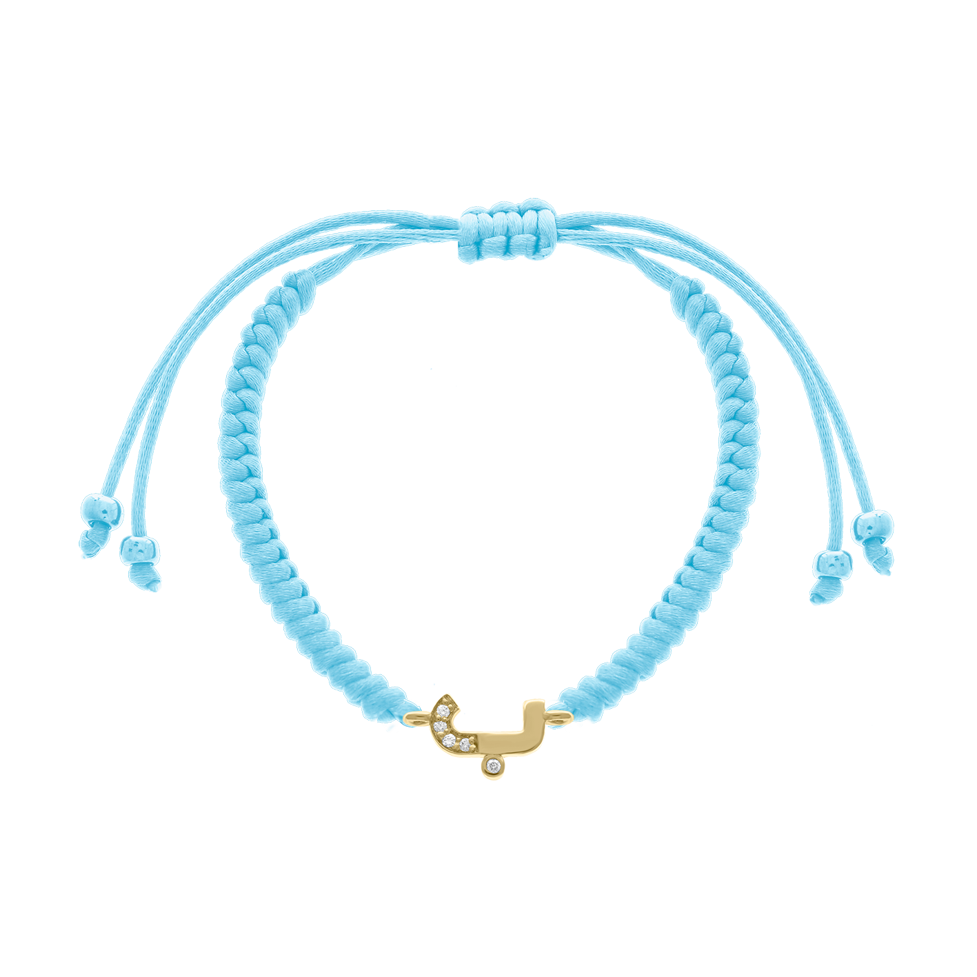 Arabic Initial Letter Diamond Bracelet