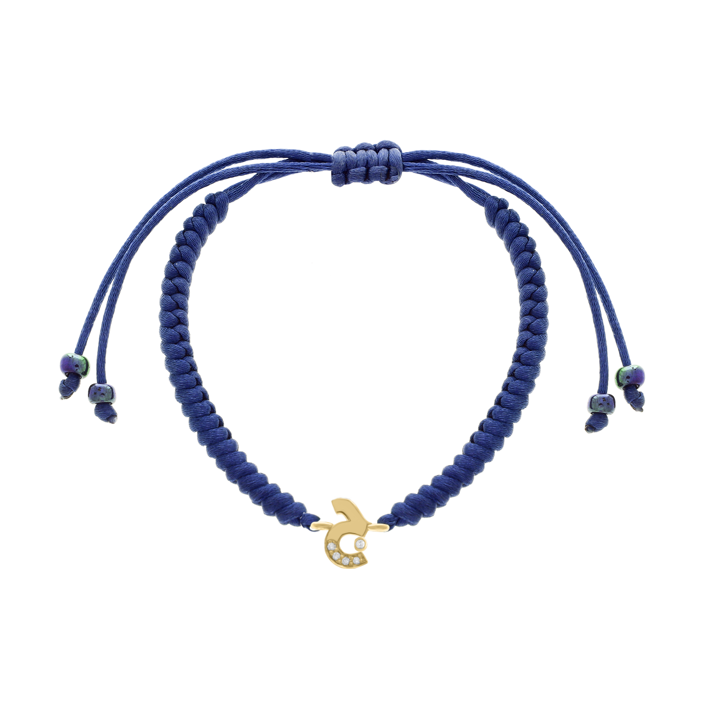 Arabic Initial Letter Diamond Bracelet