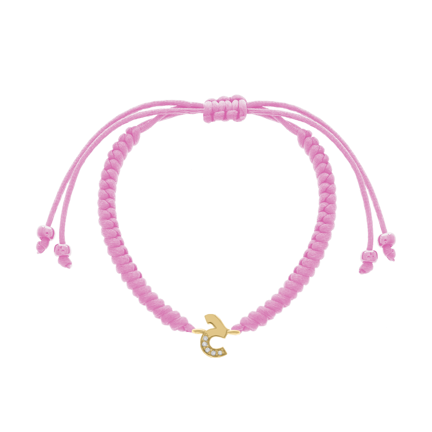 Arabic Initial Letter Diamond Bracelet