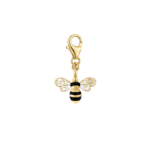 Honey Bee Diamond Charm