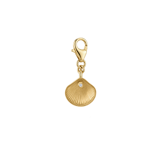 SeaShell Diamond Charm